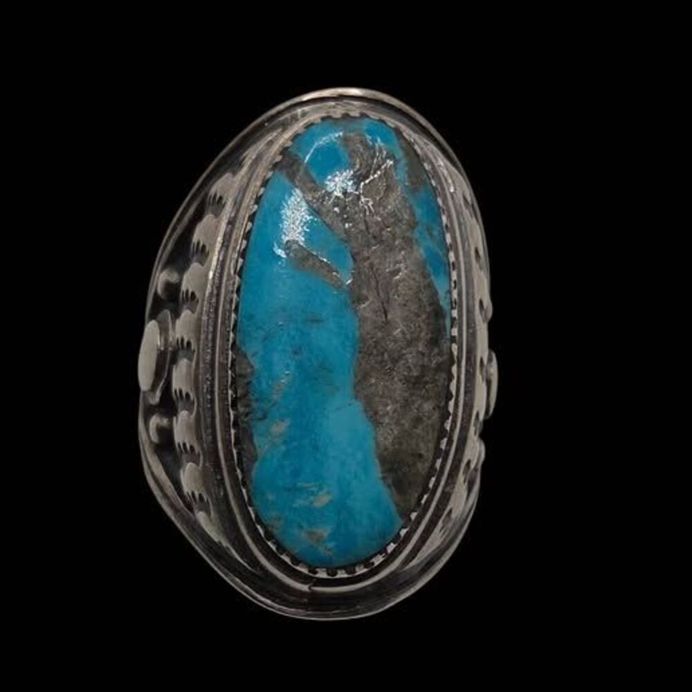 Silver Turquoise Ring - Picture 2 of 5
